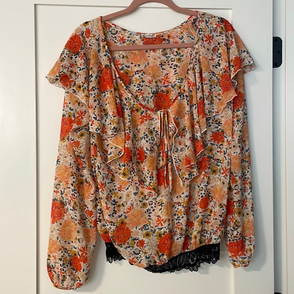Free People Floral Top - Picture 3 of 7